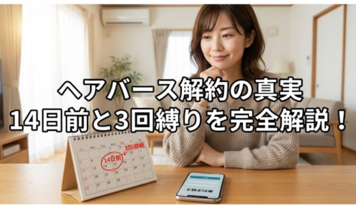 ヘアバースの解約前に必読！電話やメール手順と退会方法確認