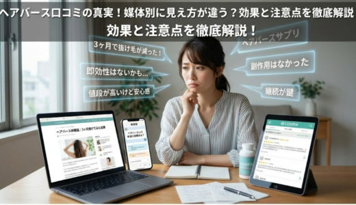 ヘアーバースサプリの口コミ徹底検証｜評判と体験談で分かる効果